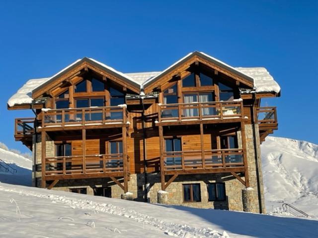 Magnifique Chalet Sur Les Pistes, Le Paradis C'Est La! Apartment Fontcouverte-la-Toussuire Exterior photo